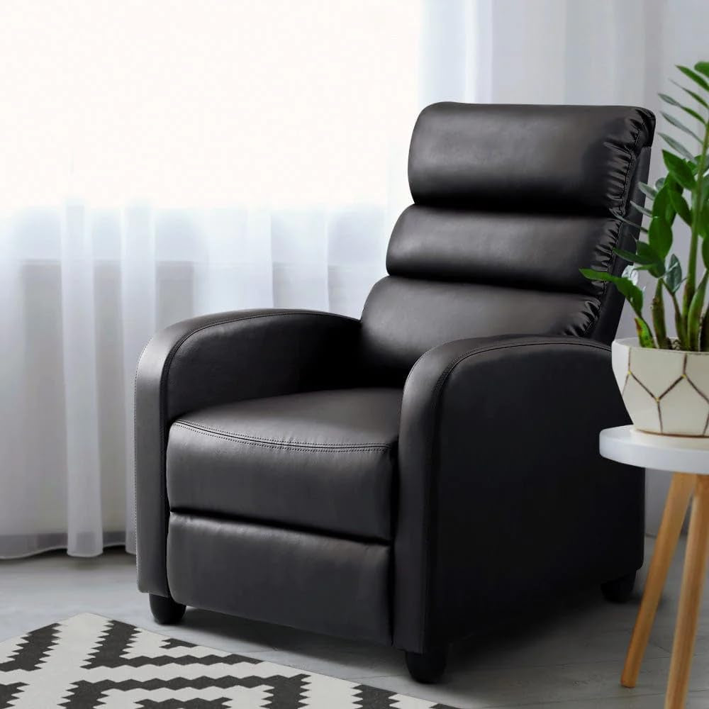 Artiss Recliner Chair Leather Lounge Sofa Armchair, Home Furniture Health Personal Care, Adjustable Backrest Footrest Electric Seat Office Brown