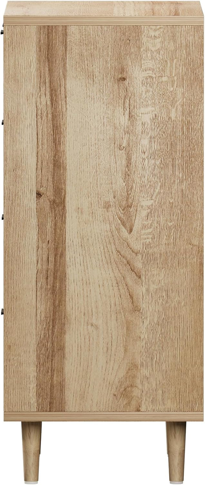 Chest of Drawers Dresser with 5 Storage Cabinet Tallboy Natural