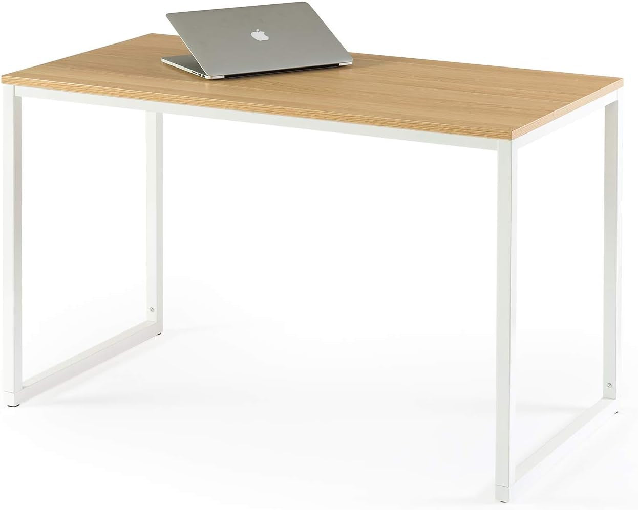 Zinus Soho Office Desk Computer Table | Dining Strong Metal Frame, Quick Assembly - Natural 140Cm