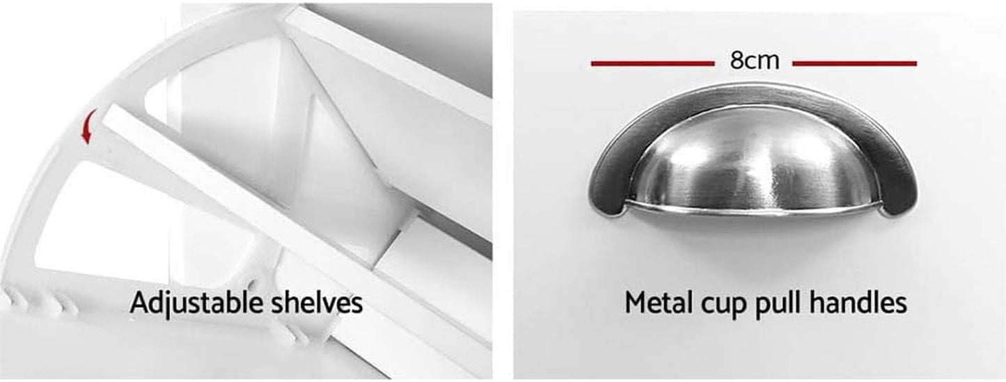 Artiss Shoe Cabinet Bench Storage Rack Organiser Drawer White Shelf Organizer Holder Display Closet Stand Furniture Cupboard Space Saver Room Compartment Case Hanger Shelving Wardrobe Caddy