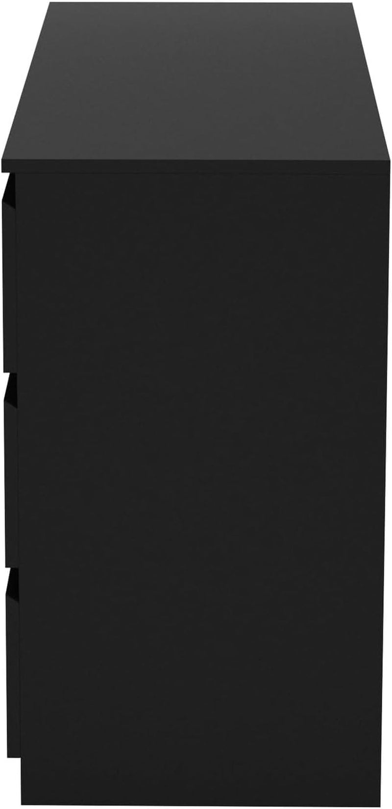 Chest of Drawers with 6 Drawers Bedroom Dresser Black