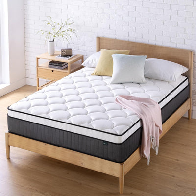Zinus Queen Mattress Support 30Cm Icoil Pocket Spring Eurotop, Comfort Quilting Foam, Medium Feel Bed Mattresses
