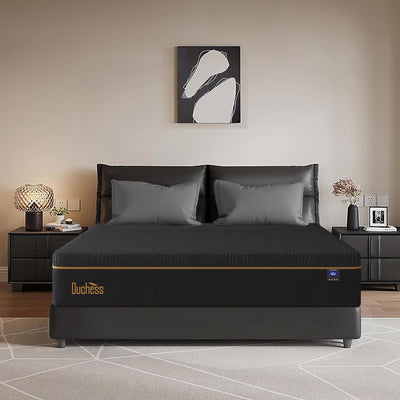 Duchess Mattress Queen Size,Gel Memory Foam Mattress in a Box for Cool Sleep & Motion Isolation Pressure Release and Comfortable Sleep