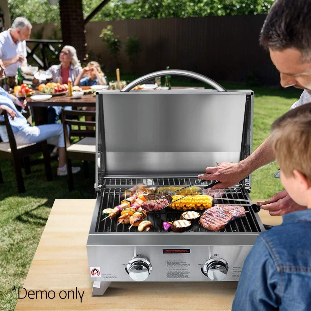 Portable Gas BBQ Grill Stainless Steel