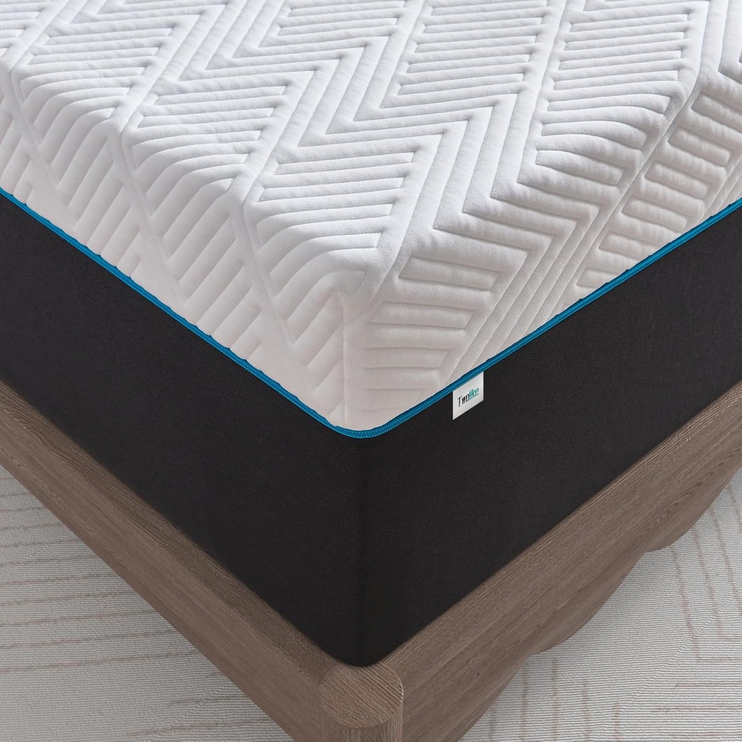 20Cm Thickness Double Mattress,Pressure Relieving in Box, Memorys Foam Mattress, Comfortable and Pressure Relieving, Medium Firm