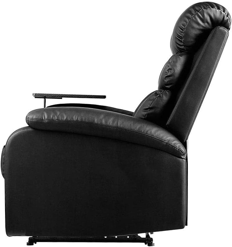 Artiss Recliner Chair Black Leather Lounge Sofa Armchair, Home Furniture Health Personal Care, Adjustable Backrest Footrest Rocking Nursing Feeding Single Couch