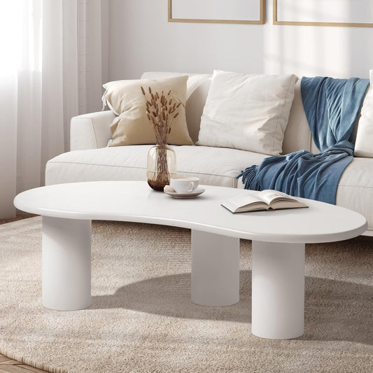 White Coffee Table 120 X 57 X 35cm 