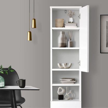 Bathroom Cabinet Cupboard Storage Tallboy with Adjustable Shelves 173 X 30 X 30Cm