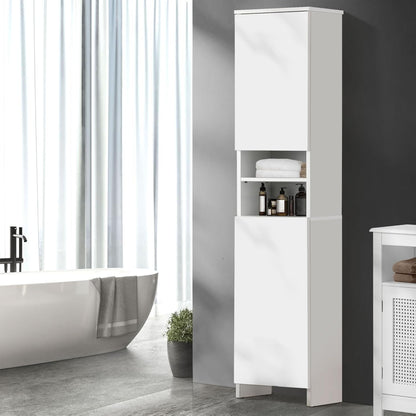Bathroom Cabinet Cupboard Storage Tallboy with Adjustable Shelves 173 X 30 X 30Cm