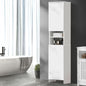 Bathroom Cabinet Cupboard Storage Tallboy with Adjustable Shelves 173 X 30 X 30Cm