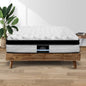 King Size Bed Foam Mattresses 31Cm Thickness, with 5-Zone Pocket Spring System and Breathable Euro Top, 5Yrs Warranty, Medium Firm, White + Black with Vacuum Packed