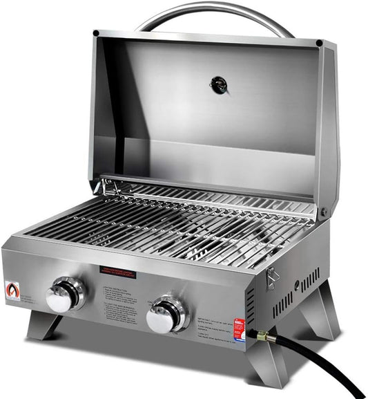 Portable Gas BBQ Grill Stainless Steel