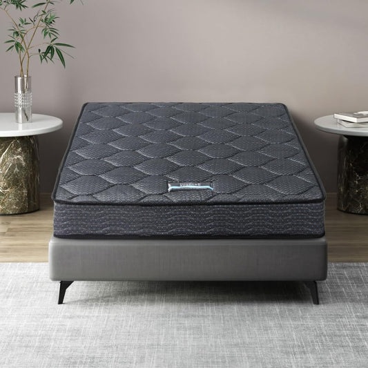 Giselle Bedding Mattress 16Cm Single Bonnell Spring Tight Top Medium Firm Foam
