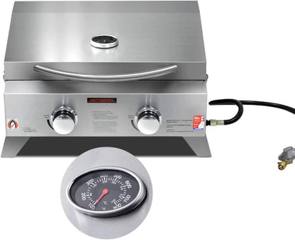 Portable Gas BBQ Grill Stainless Steel