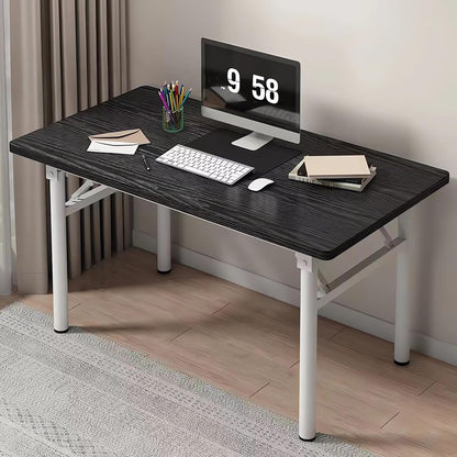 Home Office Desk, Computer Desk, Office Table, Wood Dormitory Study Desk A52 (A White, 80X40X75CM)