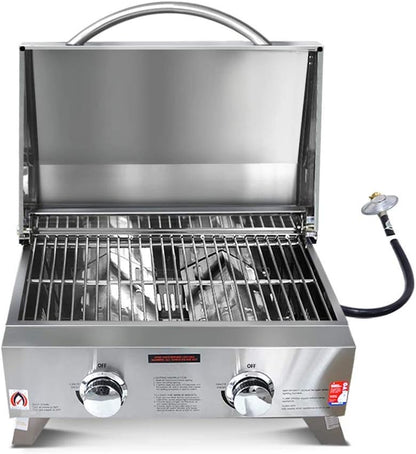 Portable Gas BBQ Grill Stainless Steel