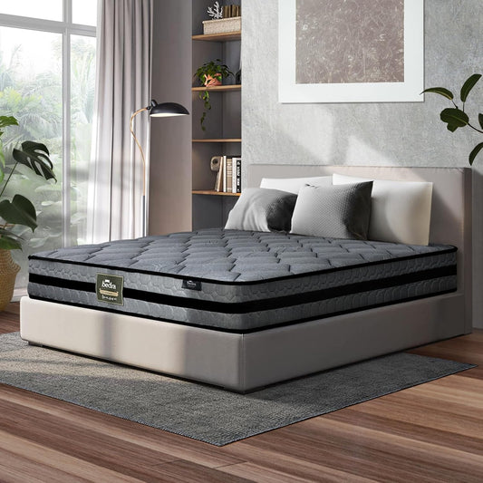 Bedra Bedding King Size Mattress King Bed Mattress Pocket Springs System 3D Mesh Fabric Firm Foam 22Cm 7 Zone,7-Layer Structure