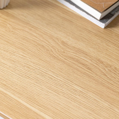 Zinus Soho Office Desk Computer Table | Dining Strong Metal Frame, Quick Assembly - Natural 140Cm