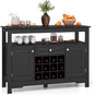 Buffet Sideboard, Cupboard W/ 2 Doors & Drawer