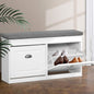 Artiss Shoe Cabinet Bench Storage Rack Organiser Drawer White Shelf Organizer Holder Display Closet Stand Furniture Cupboard Space Saver Room Compartment Case Hanger Shelving Wardrobe Caddy
