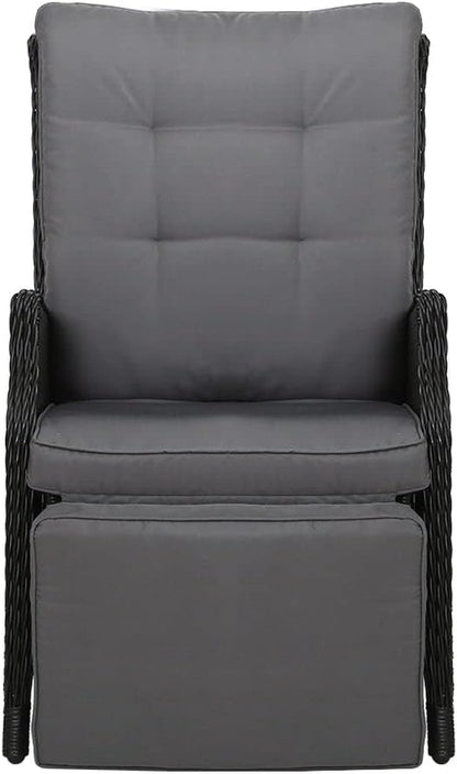 Gardeon Recliner Chair Sun Lounge Setting Outdoor Furniture Patio Wicker Sofa