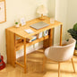 Pklblr ZTO Store Folding Desk Simple Laptop Table for Home Office, Study save Space (Tawny, Large)